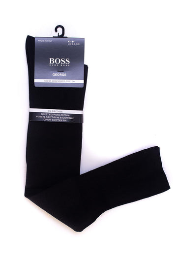 George classic long sock Black by BOSS Menswear