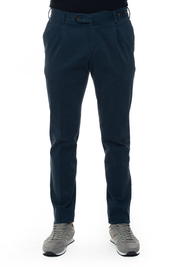 Chino model trousers Blue PT01 Man