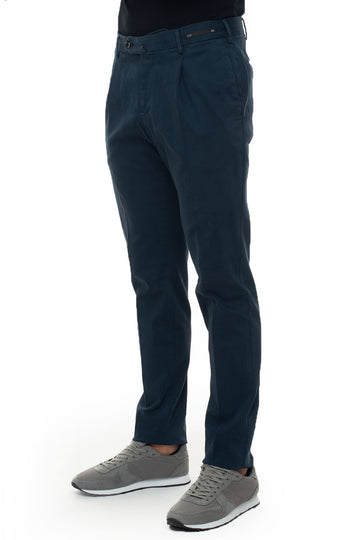 Chino model trousers Blue PT01 Man