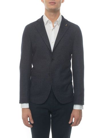 Blue Paoloni Man deconstructed unlined jacket
