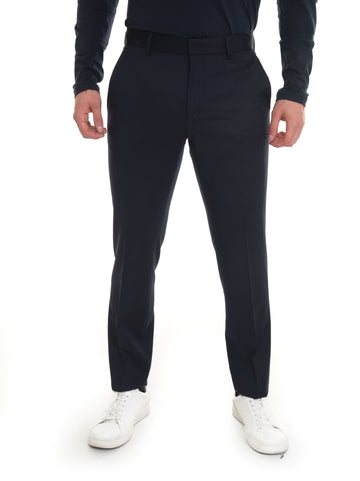 Classic trousers in cool wool Blue by BOSS Man