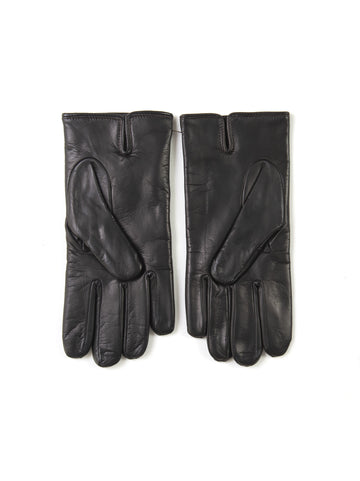 Brown leather gloves Emporio Armani Man