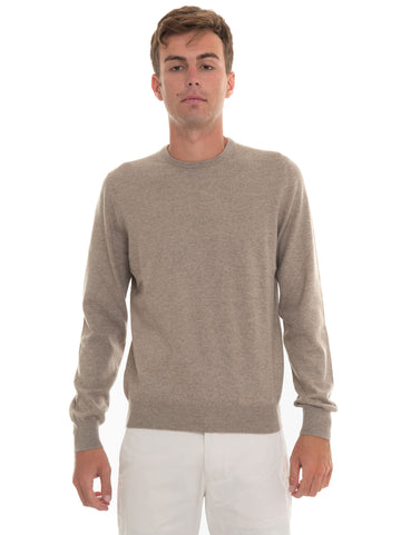 Beige cashmere sweater Gran Sasso Man