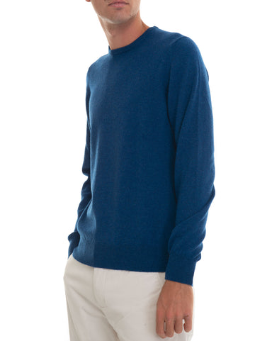 Cashmere sweater Azure Gran Sasso Man
