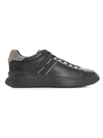 Sneakers in leather Essential Black Hogan Man