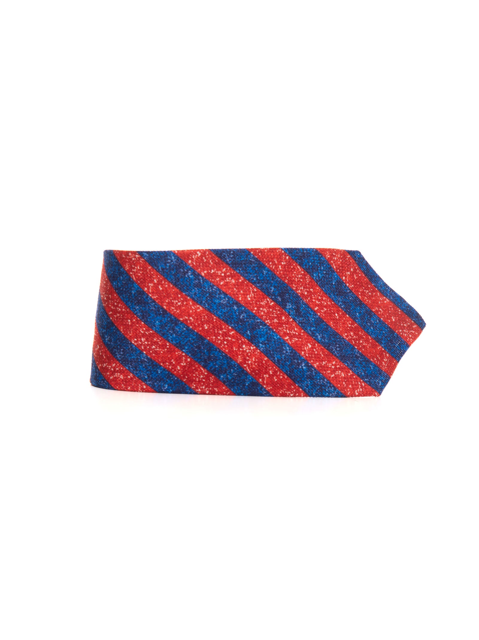 TigerTie - cravatta stretta di seta - royal blu argento striato - Cravatta 100% seta TigerTie - cravatta stretta di seta - royal blu argento striato - Cravatta 100% seta