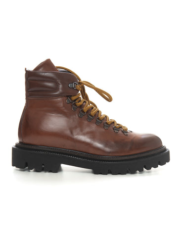 Boot with laces Dark brown Marechiaro Man