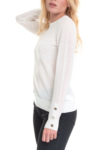 White Sweater Michael Kors Woman