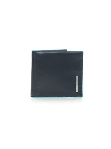 Wallet with money clip Blue Piquadro Man