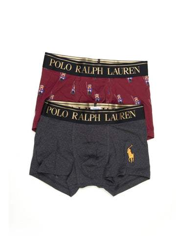 Set of 2 red-grey Ralph Lauren Man underwear boxers