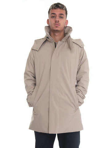 Hooded jacket Beige Save the Duck Man