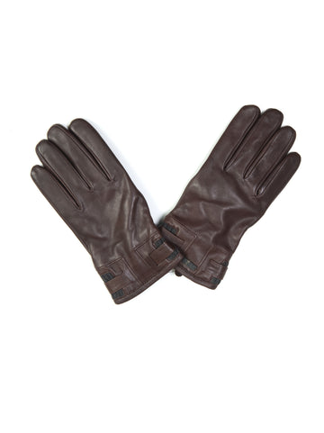 Leather gloves JACKGLOVE05 Dark brown The Jack Leathers Man
