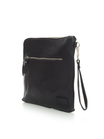 Leather clutch bag Black The Jack Leathers Man