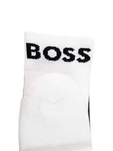 Set of 2 White BOSS Men's Socks