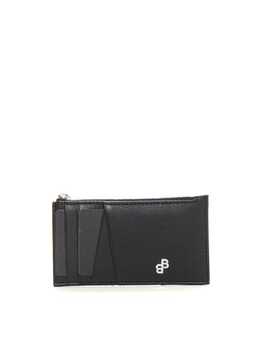 BRADLEY-ZIP-C-HOLDER zip wallet Black BOSS Man