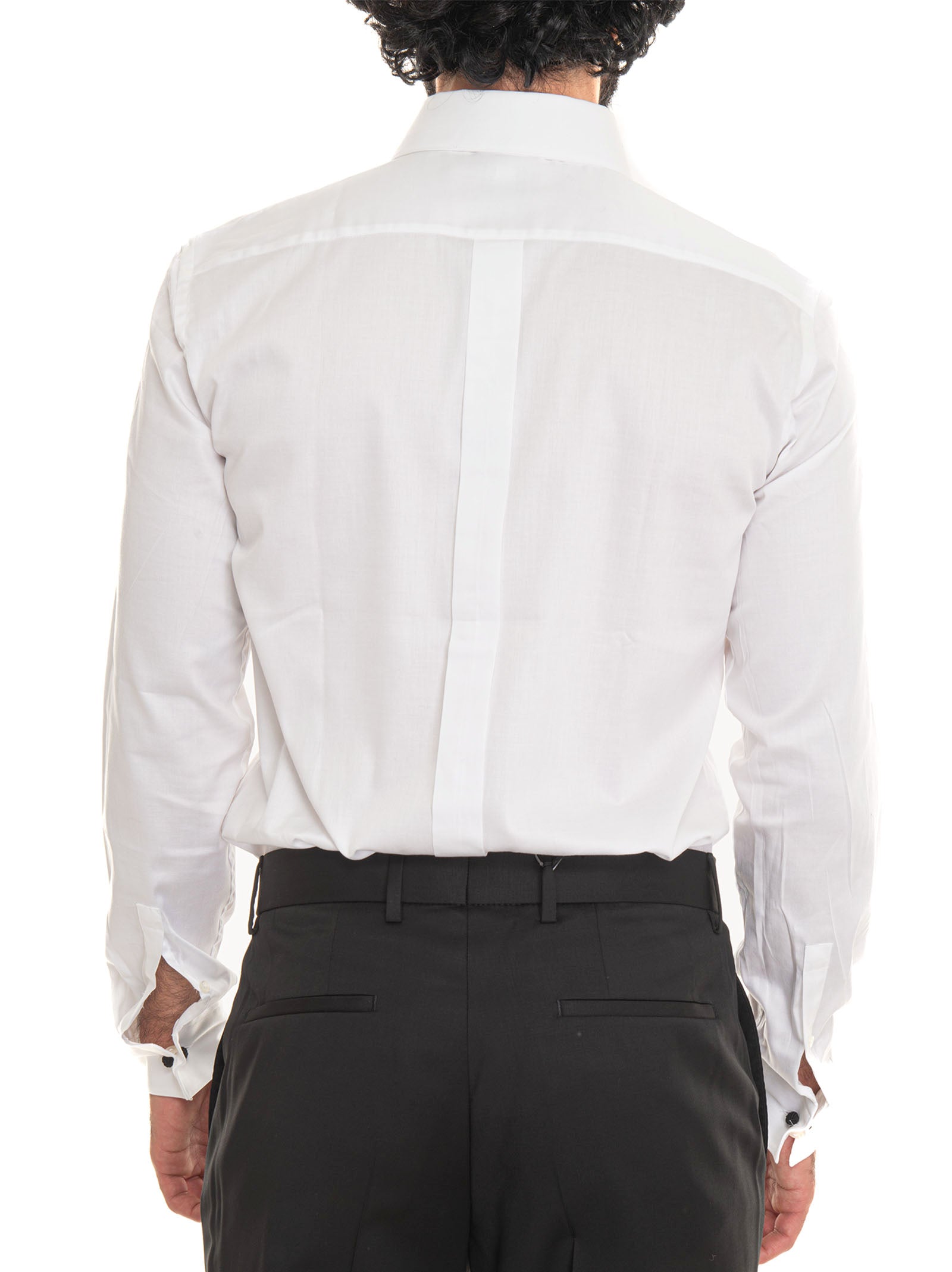 Camicia Classica Pieghe Frontali Camicia Da Smoking Uomo Bianca - Foto 8