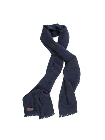 Classic scarf Blue Canali Man