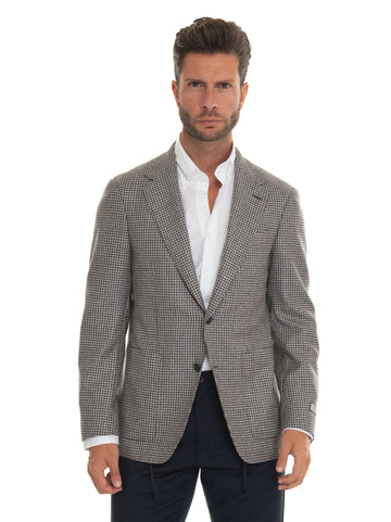 Gray Canali Man 2-button jacket