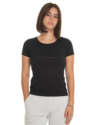 T-shirt Black EA7 Woman