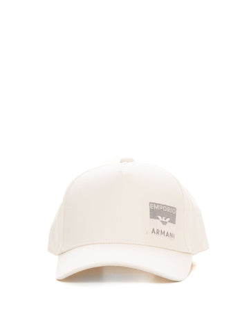 Hat with visor White Emporio Armani Men