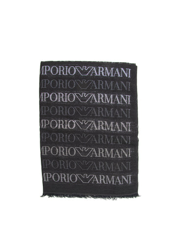 Black-grey Emporio Armani Women's Scarf