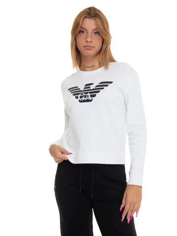 White Emporio Armani Women's Sweatshirt