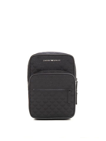 Black Emporio Armani Men's one-shoulder bag
