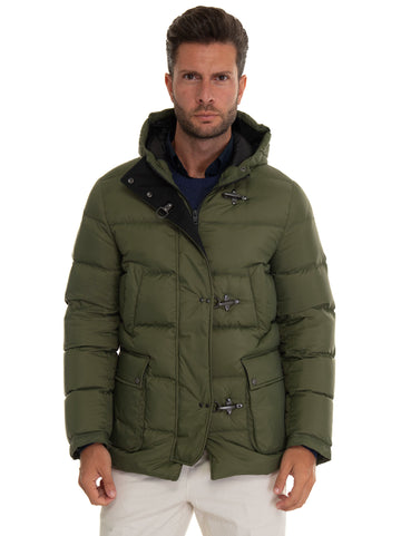 Green Fay men's quilted jacket