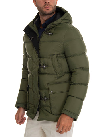 Green Fay men's quilted jacket