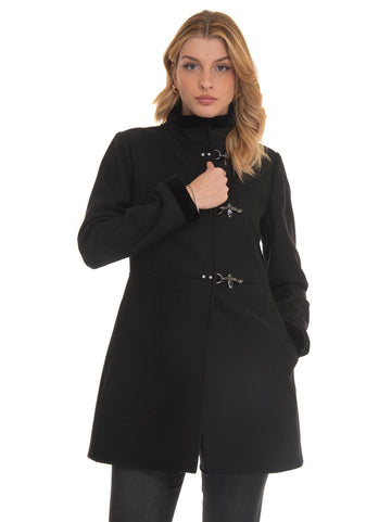 Fay Woman Black Virginia cloth coat