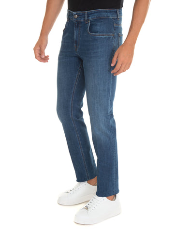 Fay Men's 5-pocket blue denim jeans