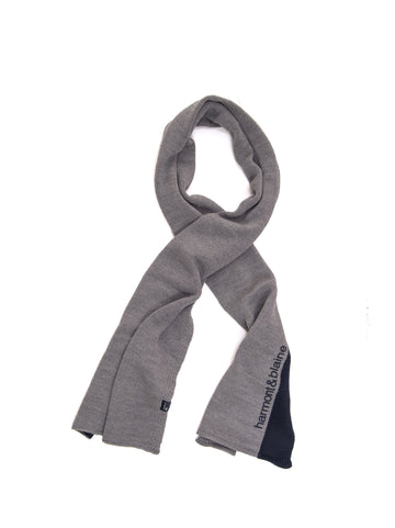 Reversible scarf Blue-grey Harmont & Blaine Men