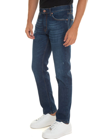 5-pocket dark denim jeans Harmont & Blaine Man