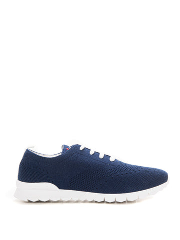 Sneakers with laces Blue Kiton Man