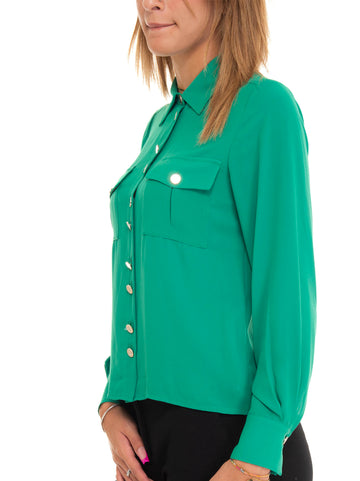 Green Liu Jo Donna women's shirt