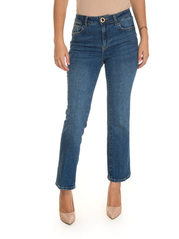 5-pocket Bootcut Jeans Medium Denim Liu Jo Woman
