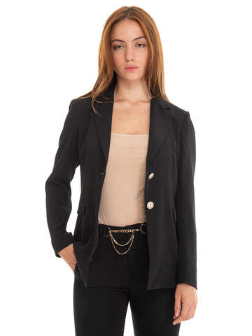 2 button jacket Black Liu Jo Woman