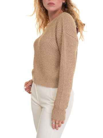 Asymmetric sweater Editto Oro Max Mara Studio Woman