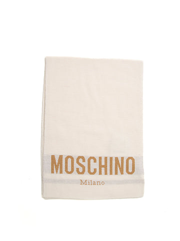 Moschino Women's Cream Scarf