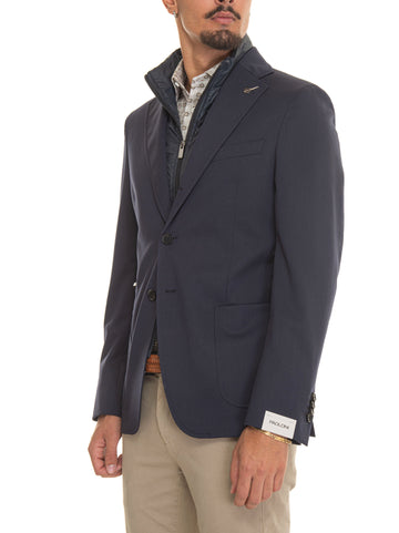 Blue Paoloni Men's 3-button jacket