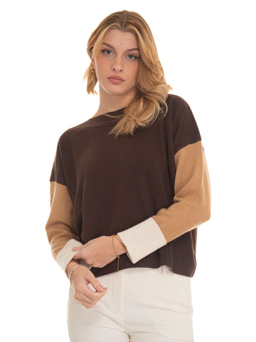 Phenomeno Brown Pennyblack Women's over-sized sweater