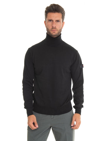 High neck sweater GORRAN06 Black Peuterey Man