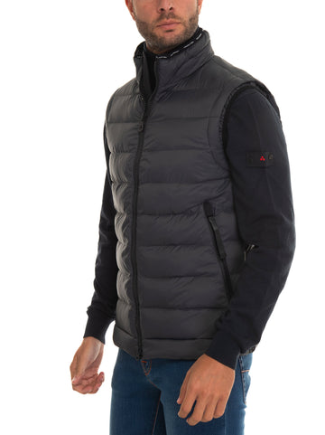 LAVETKN quilted vest Gray Peuterey Man