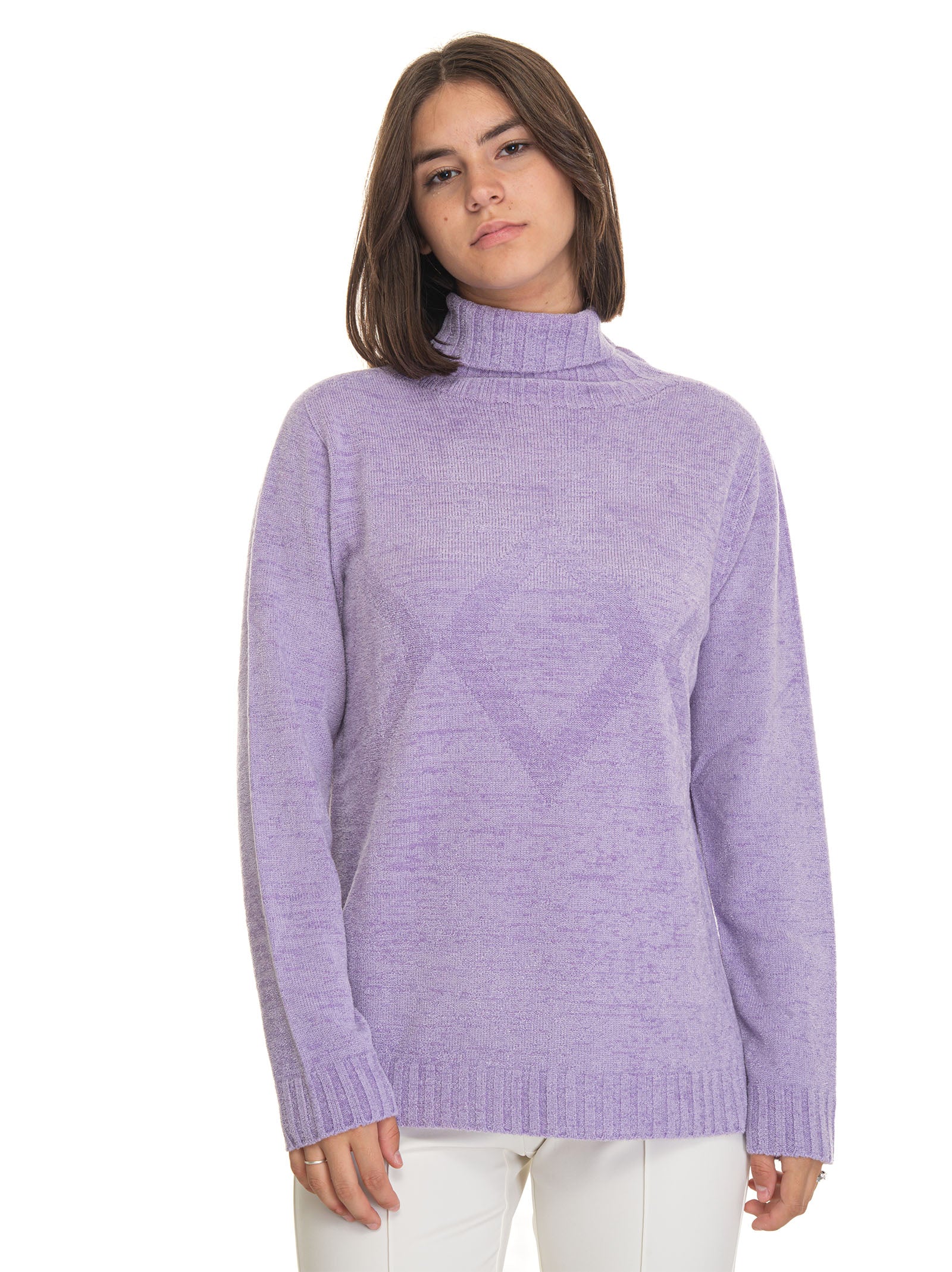 Maglia in lana Viola Quality First Donna - Scaglione Ischia