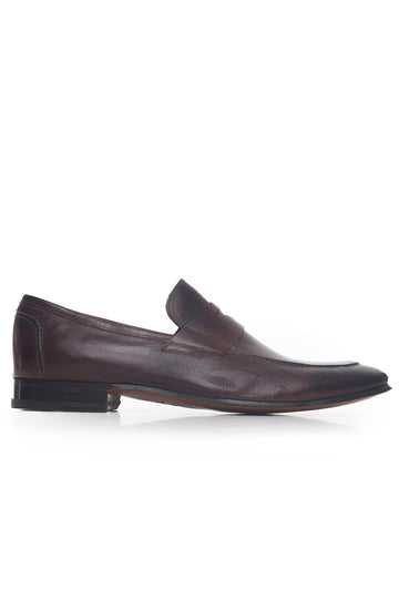 Brown leather loafer Jerold Wilton Man