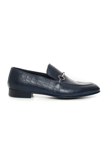 Loafer with buckle Blue Jerold Wilton Man