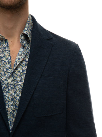 Blue Canali Man 2-button jacket