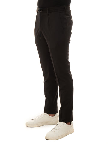 Chino model trousers Black PT01 Man
