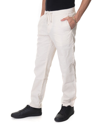 Linen trousers White by BOSS Man