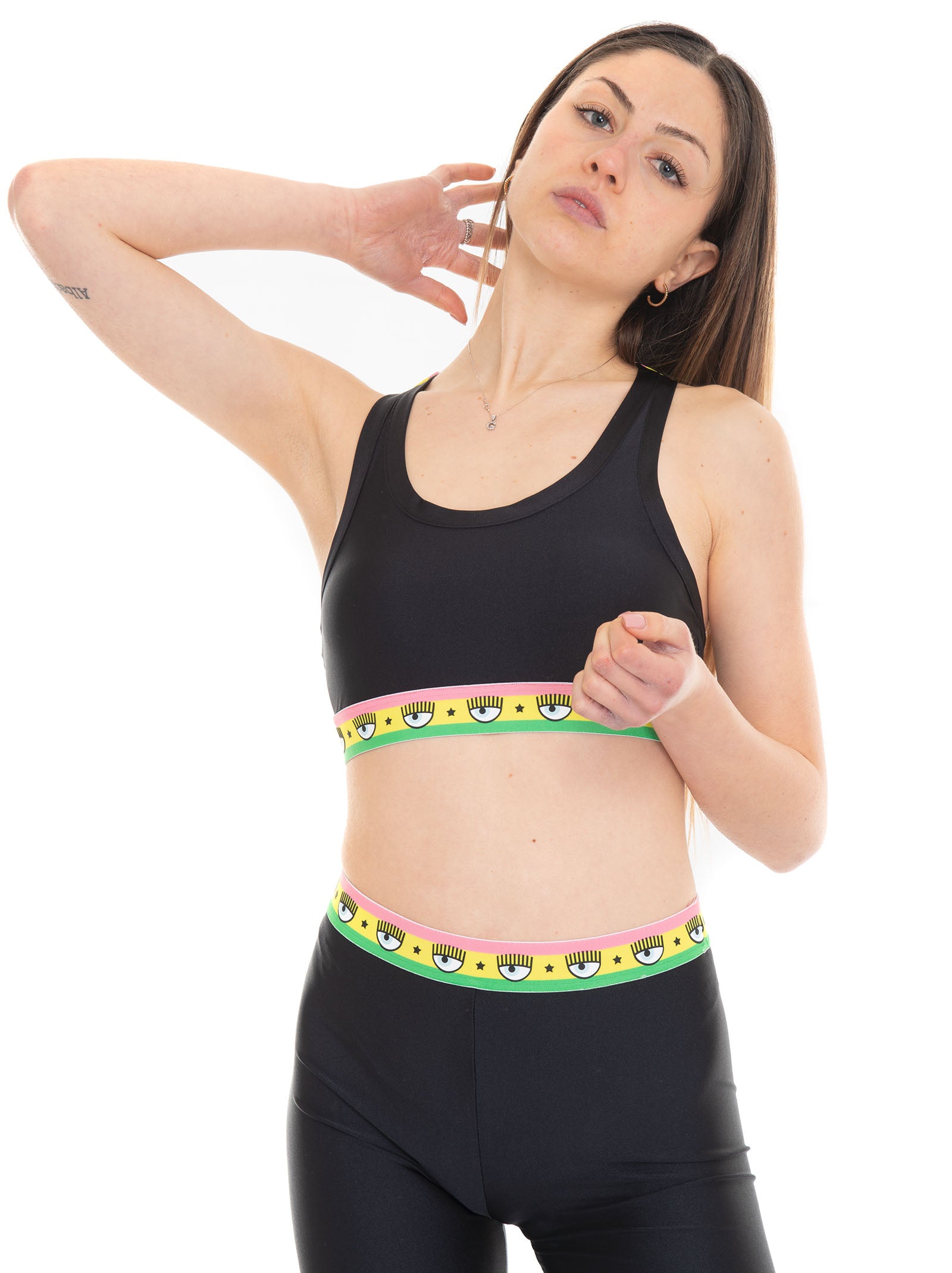 Top Nero Chiara Ferragni Donna Scaglione Ischia